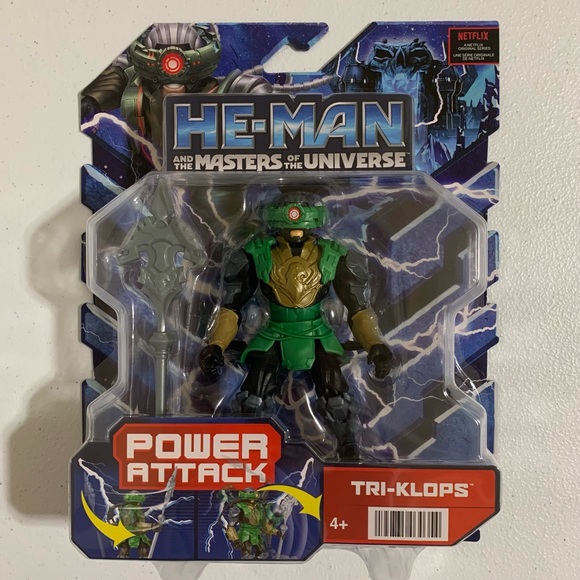 HE-MAN and The Masters of The Universe: Power Attack Tri-Klops Action Figure-NIB - Picture 7 of 12